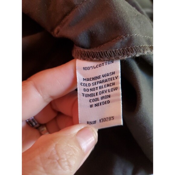 PER SE Army Green Cotton Utility Vest Size Medium - Picture 5 of 5